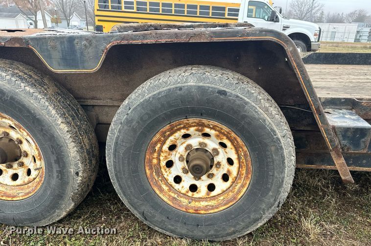 image for item EN2573 2009 Behnke BCT2014ET tilt deck equipment trailer