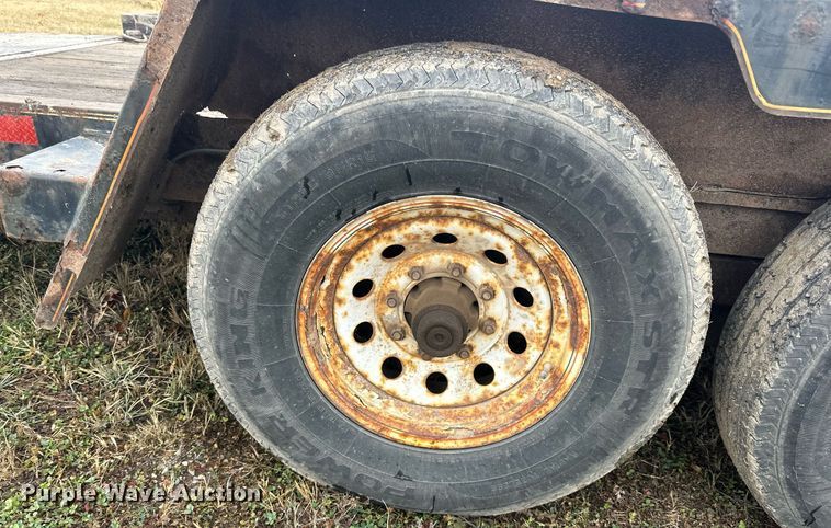 image for item EN2573 2009 Behnke BCT2014ET tilt deck equipment trailer