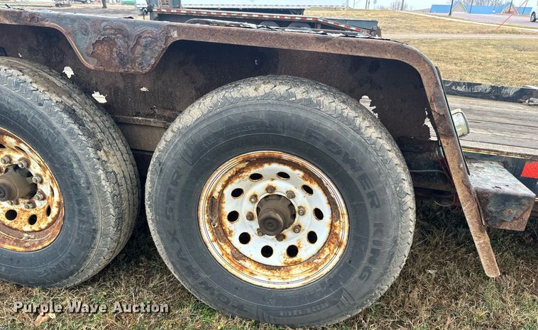 image for item EN2573 2009 Behnke BCT2014ET tilt deck equipment trailer