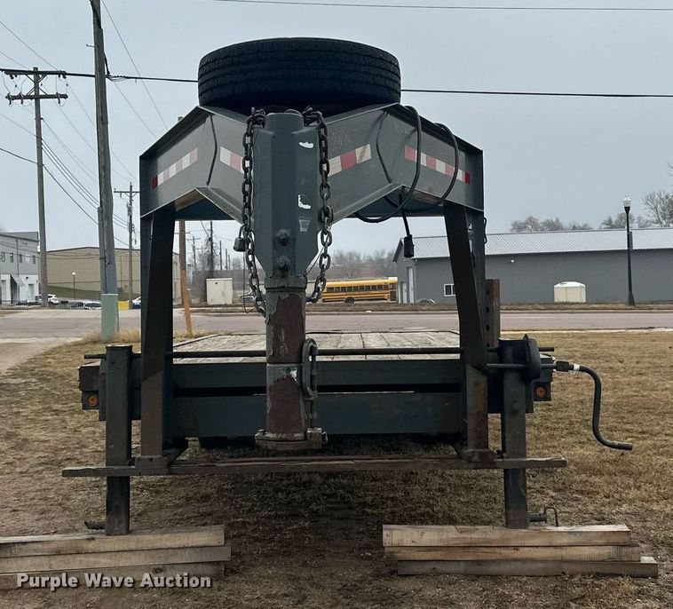 image for item EN2574 2012 Behnke FB8X521GN equipment trailer