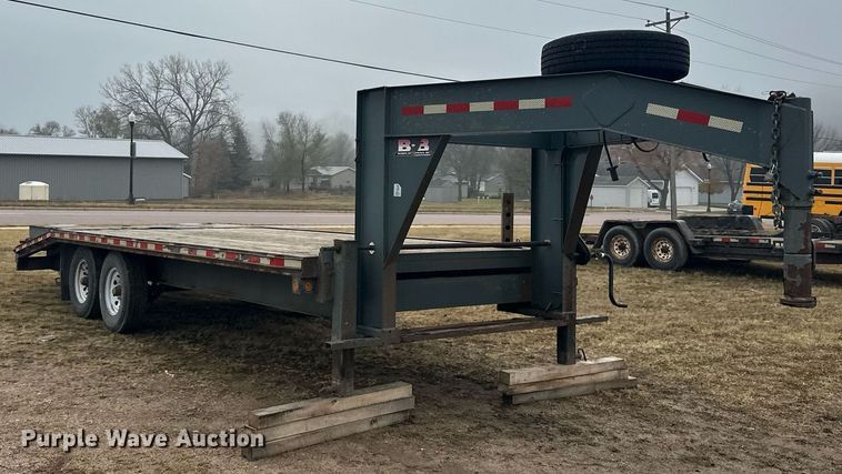 image for item EN2574 2012 Behnke FB8X521GN equipment trailer