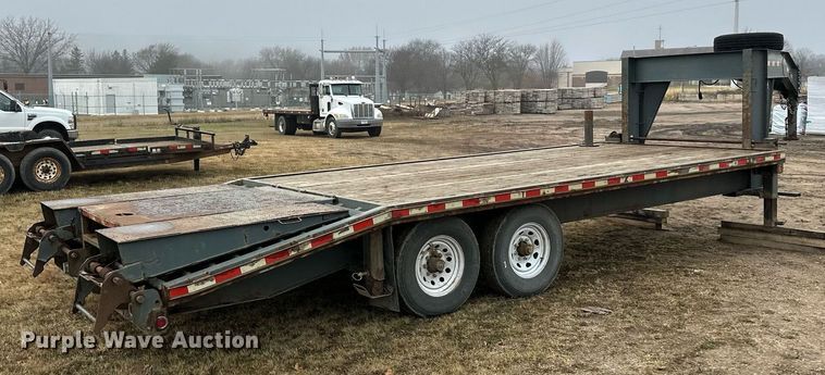 image for item EN2574 2012 Behnke FB8X521GN equipment trailer