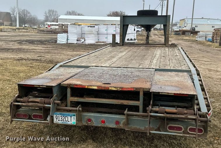 image for item EN2574 2012 Behnke FB8X521GN equipment trailer