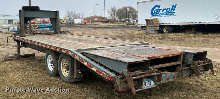 image for item EN2574 2012 Behnke FB8X521GN equipment trailer
