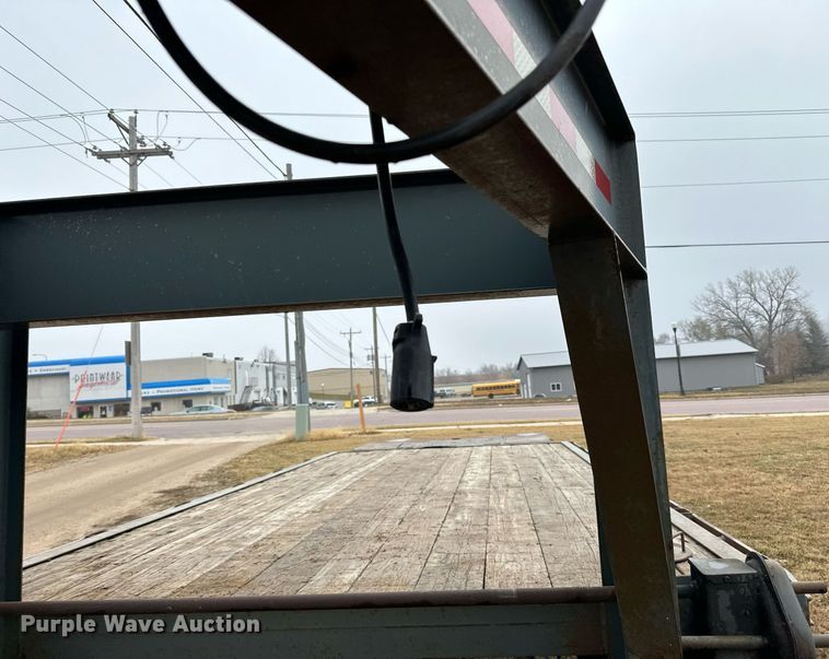 image for item EN2574 2012 Behnke FB8X521GN equipment trailer