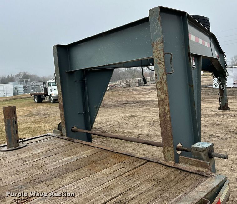 image for item EN2574 2012 Behnke FB8X521GN equipment trailer