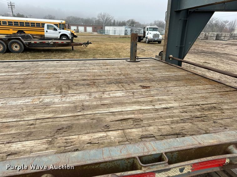 image for item EN2574 2012 Behnke FB8X521GN equipment trailer