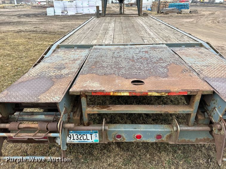 image for item EN2574 2012 Behnke FB8X521GN equipment trailer