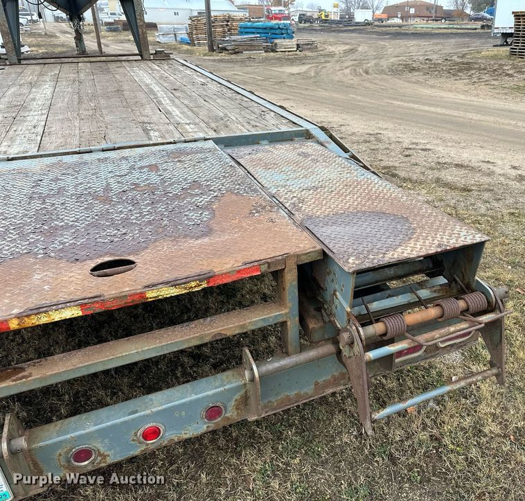 image for item EN2574 2012 Behnke FB8X521GN equipment trailer