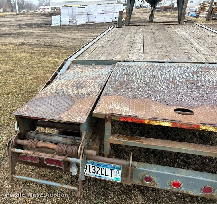 image for item EN2574 2012 Behnke FB8X521GN equipment trailer