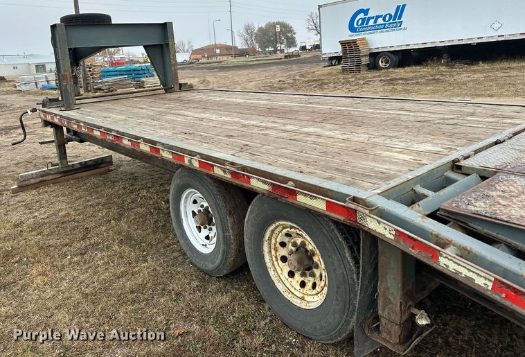 image for item EN2574 2012 Behnke FB8X521GN equipment trailer