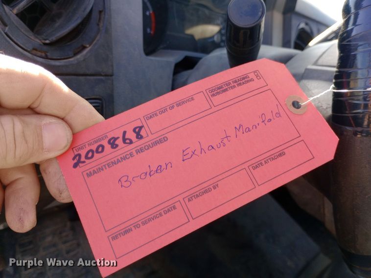 image for item EN8556 2012 Ford F550 Super Duty XL utility / service truck