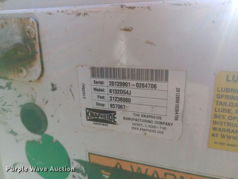 image for item EN8557 2012 Ford F450 Super Duty XL utility / service truck