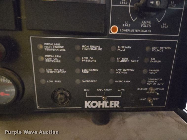 image for item EQ3600 2009 Kohler  25RZGB  generator