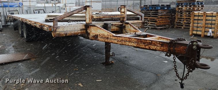 image for item ER5006 1995 Shop built equipment trailer