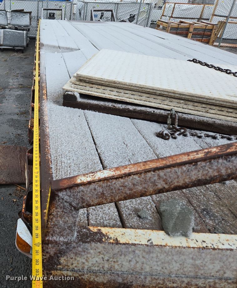 image for item ER5006 1995 Shop built equipment trailer