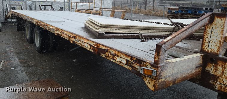 image for item ER5006 1995 Shop built equipment trailer