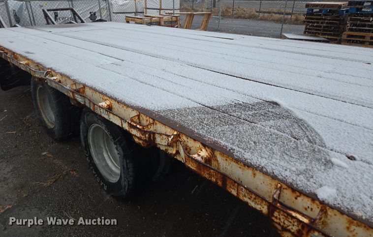 image for item ER5006 1995 Shop built equipment trailer