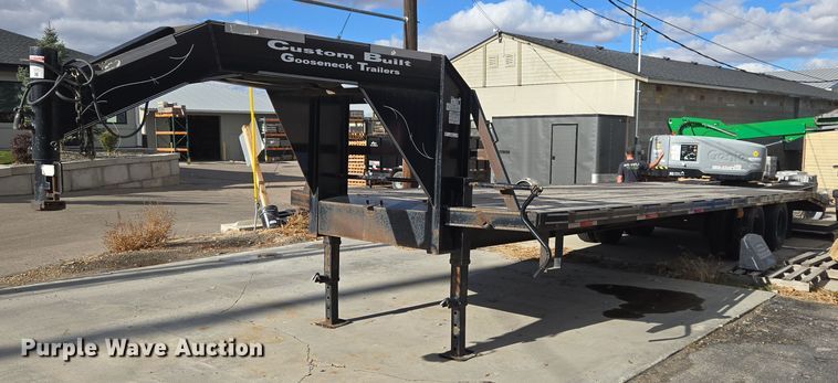 image for item ER5007 2021 Custom Built Gooseneck Trailers equipment trailer