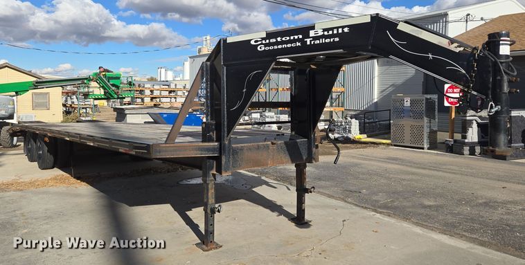 image for item ER5007 2021 Custom Built Gooseneck Trailers equipment trailer