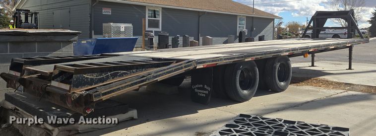 image for item ER5007 2021 Custom Built Gooseneck Trailers equipment trailer