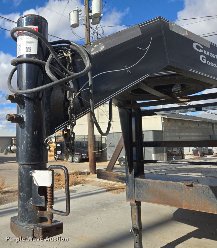 image for item ER5007 2021 Custom Built Gooseneck Trailers equipment trailer