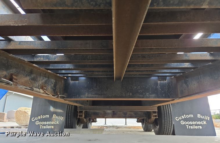 image for item ER5007 2021 Custom Built Gooseneck Trailers equipment trailer