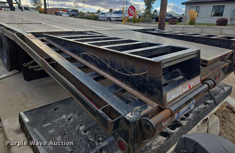 image for item ER5007 2021 Custom Built Gooseneck Trailers equipment trailer