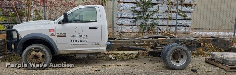 image for item ER5008 2016 Dodge Ram 4500 truck cab and chassis