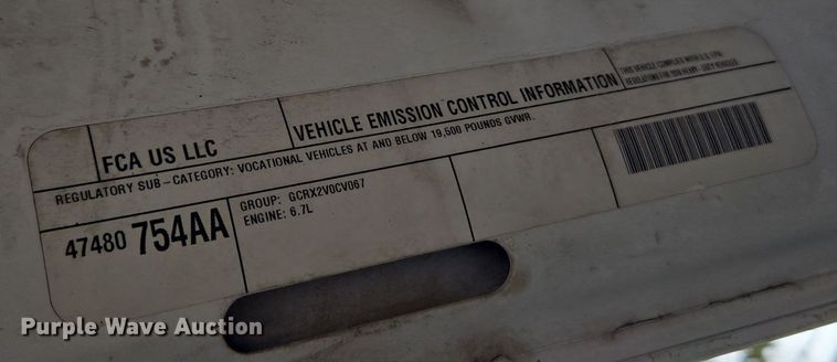 image for item ER5008 2016 Dodge Ram 4500 truck cab and chassis