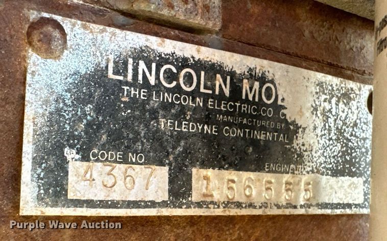 image for item ER8311 Lincoln SA-250 welder/generator