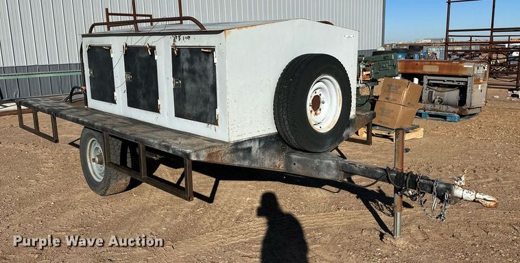 image for item ER8312 Shop built dog trailer