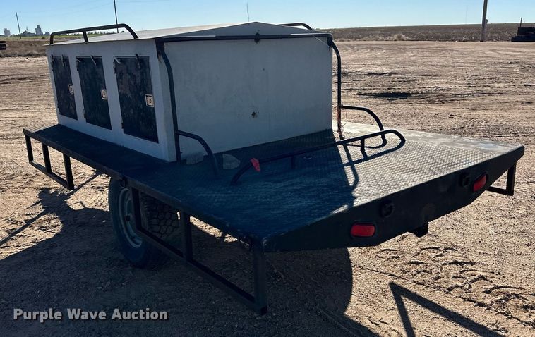 image for item ER8312 Shop built dog trailer