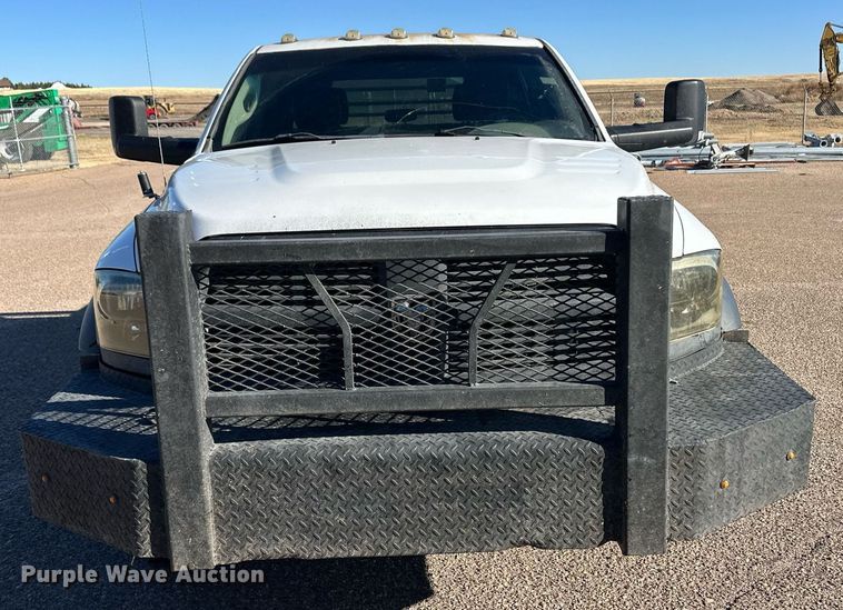 image for item ER8315 2012 Dodge Ram 5500HD Crew Cab flatbed truck