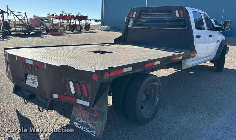 image for item ER8315 2012 Dodge Ram 5500HD Crew Cab flatbed truck