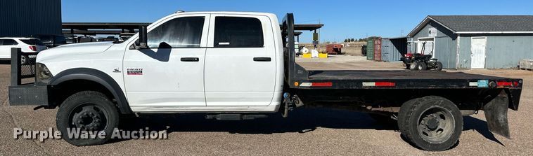 image for item ER8315 2012 Dodge Ram 5500HD Crew Cab flatbed truck