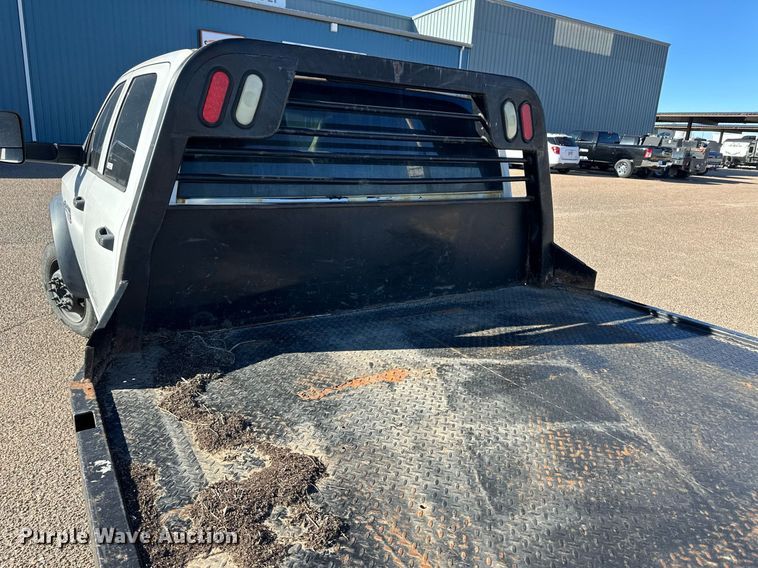 image for item ER8315 2012 Dodge Ram 5500HD Crew Cab flatbed truck