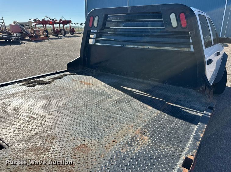 image for item ER8315 2012 Dodge Ram 5500HD Crew Cab flatbed truck