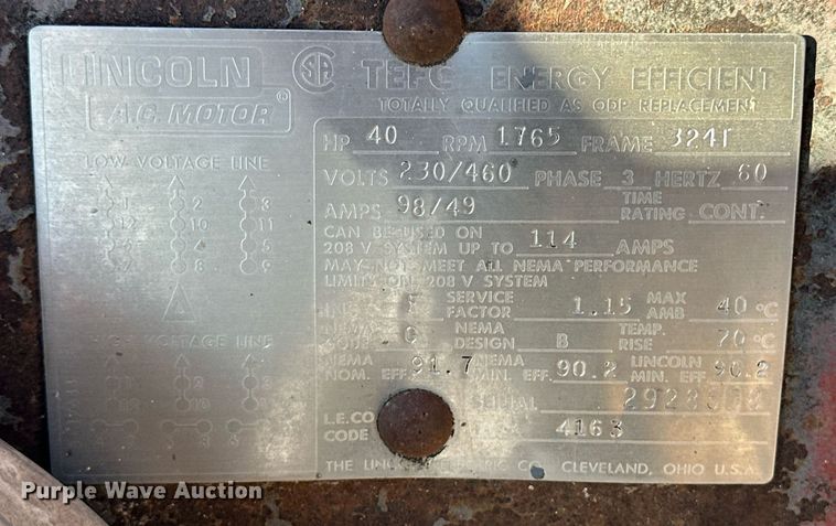 image for item ER8337 Caterpillar G398 generator