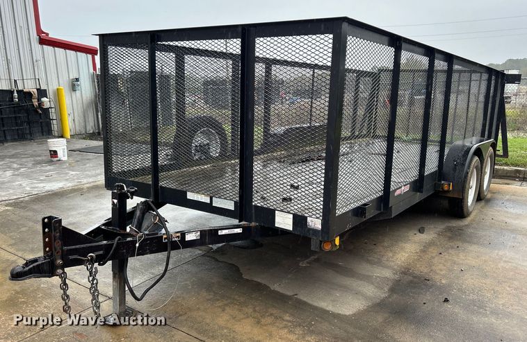 image for item MO9243 2019 Currahee Trailers LD718 48HS utility trailer
