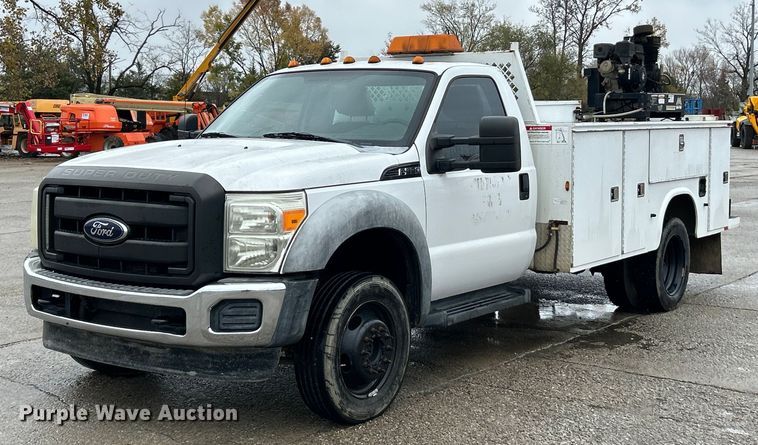 image for item NJ9563 2012 Ford F550 Super Duty XL utility / service truck