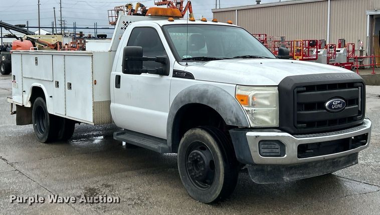 image for item NJ9563 2012 Ford F550 Super Duty XL utility / service truck