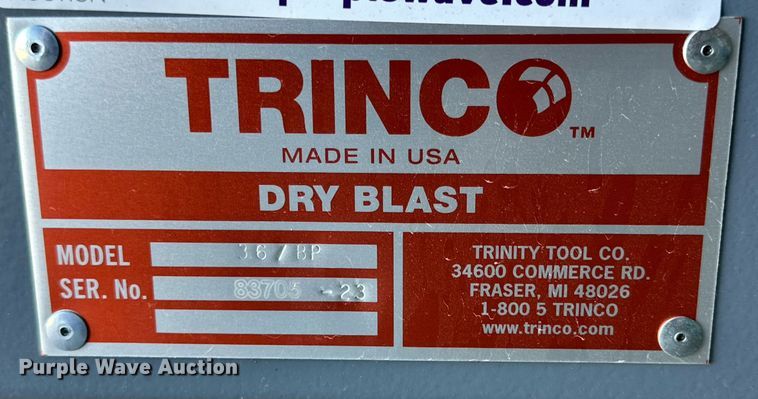 image for item NQ9073 Trinco 36/BP sandblaster