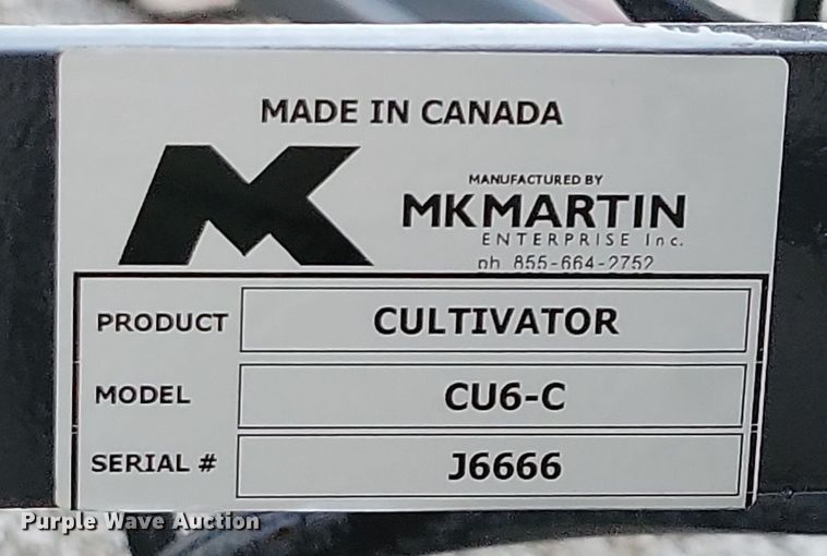 image for item OH9405 MK Martin M-CU-6 field cultivator