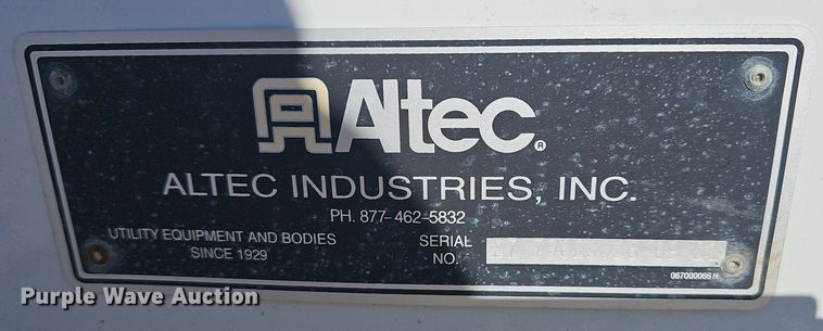 image for item OJ9086 Altec utility bed