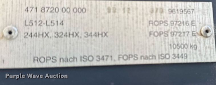 image for item DO7635 2000 John Deere 344H wheel loader