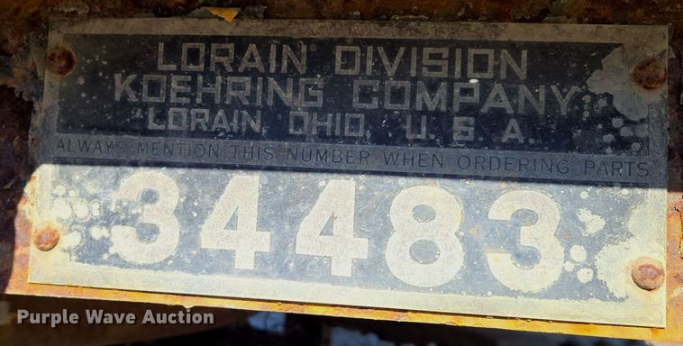 image for item DP6724 1970 Lorain  L36M crane
