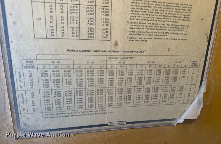 image for item DP6729 1970 Bucyrus-Erie 30-B crane