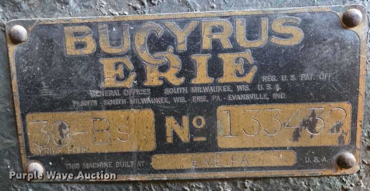 image for item DP6730 Bucyrus-Erie 30-Bs crane