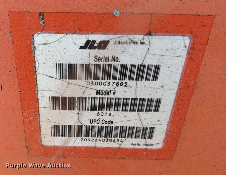 image for item DP6734 1998 JLG 601S boom lift